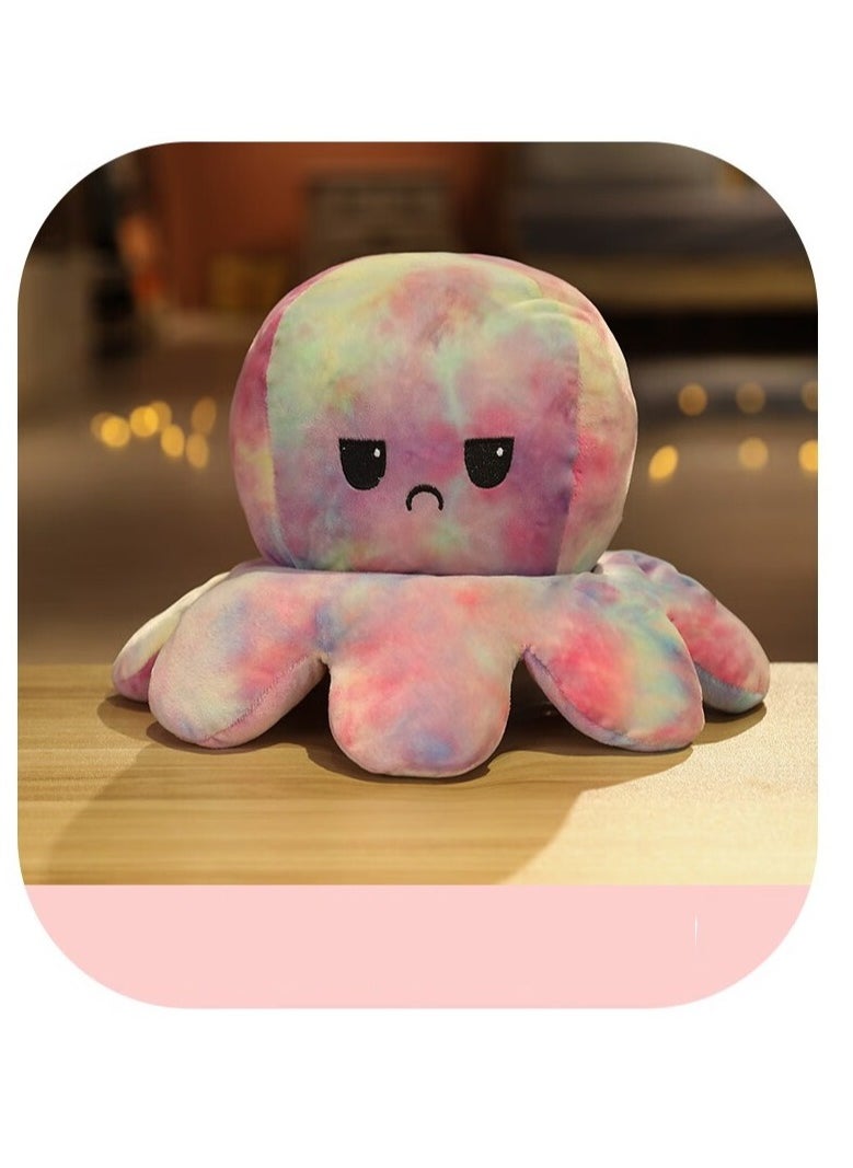 Cutie Cute - Extra Large Size Reversible Big Octopus Plushie Huggable and Soft Sensory Fidget Toy Stuffed Animals That Show Your Mood - Gift for Kids and Adults - Image 1