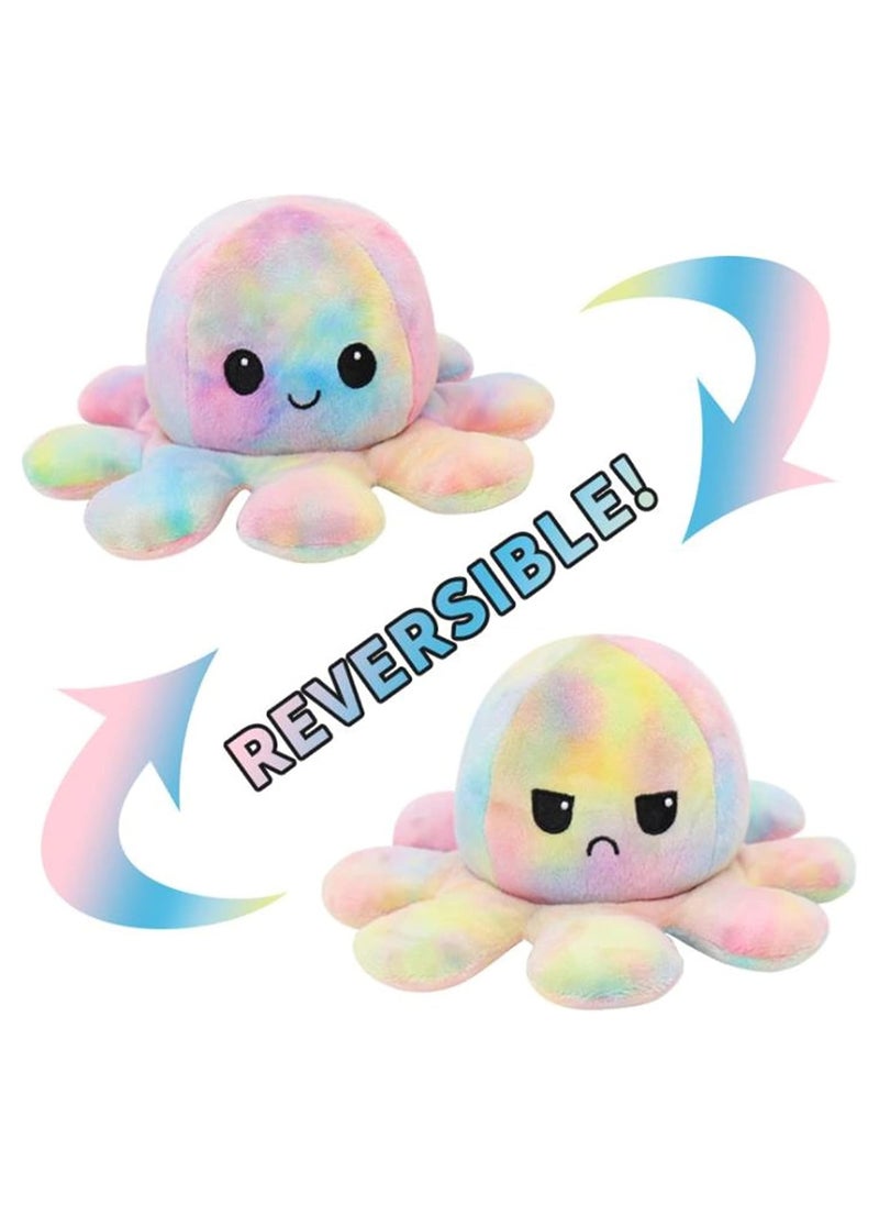 Cutie Cute - Extra Large Size Reversible Big Octopus Plushie Huggable and Soft Sensory Fidget Toy Stuffed Animals That Show Your Mood - Gift for Kids and Adults - Image 1