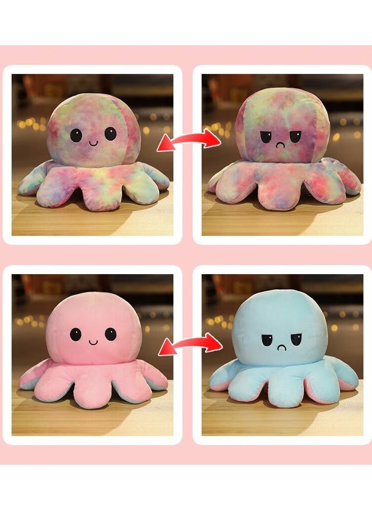 Cutie Cute - Extra Large Size Reversible Big Octopus Plushie Huggable and Soft Sensory Fidget Toy Stuffed Animals That Show Your Mood - Gift for Kids and Adults - Image 1