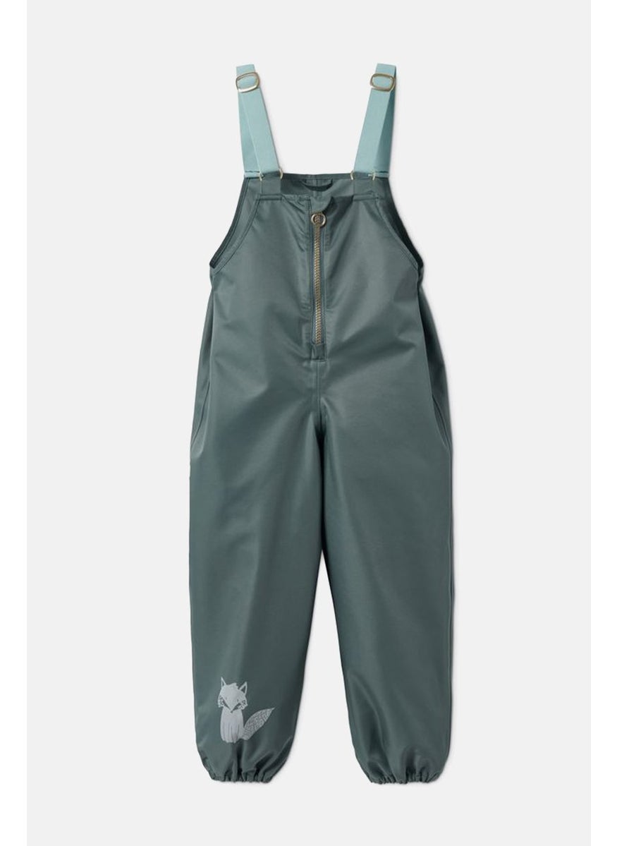 Tchibo Toddlers Boy Rain Pants With Straps, Olive  - Image 2