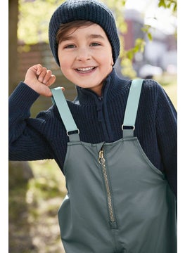 Tchibo Toddlers Boy Rain Pants With Straps, Olive  - Image 1