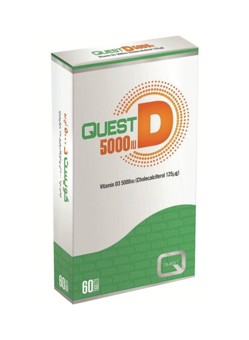 Quest Vitamin D3 5000 Iu Tab 60S