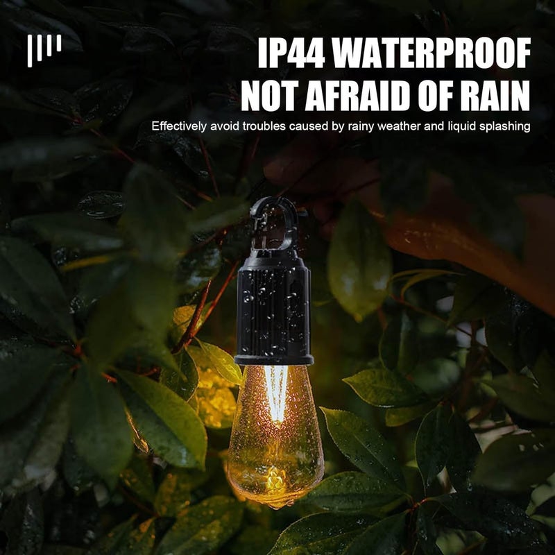 Wrixty Wrixty Rechargeable Camping Light Portable LED Camping Lanterns Bulbs 3 Lighting Modes Hanging Camping Lamp for Emergency Fishing Hiking Backpacking Power Outages Camping Essentials Oval  - Image 3