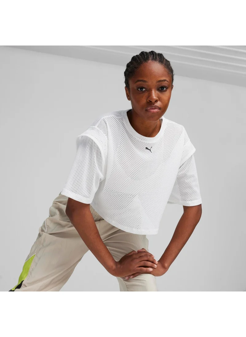 PUMA Fit Move Mesh Crop Tee Women's T-shirt