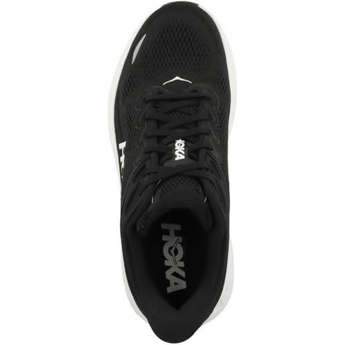 Hoka Men's Bondi 9 Sneaker, Black/White, 10.5 Wide - Image 2