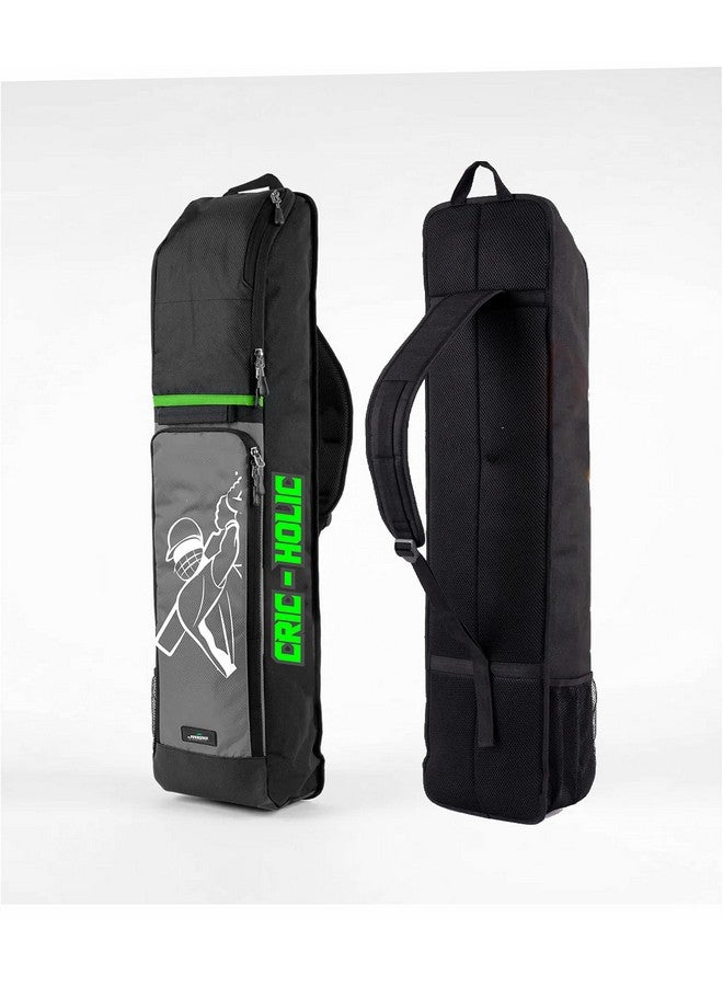 Jaspo Cric Holic Padded Cricket Kit Bag For Plastic Cricket Set And Individual Wooden Cricket Set With Multiple Utility Pockets, Carrying Options (Carry Bag Only) - Image 1