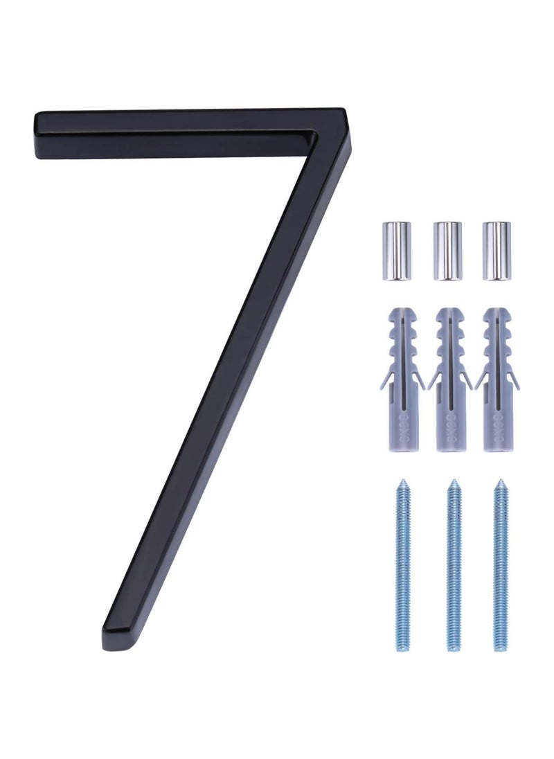 RATSAW - House Numbers for Outside Metal Home Address Number Sign Plaques 3D Floating House Number Door Number with Nail Kit Large Door Number 12.7cm 7 - Image 1
