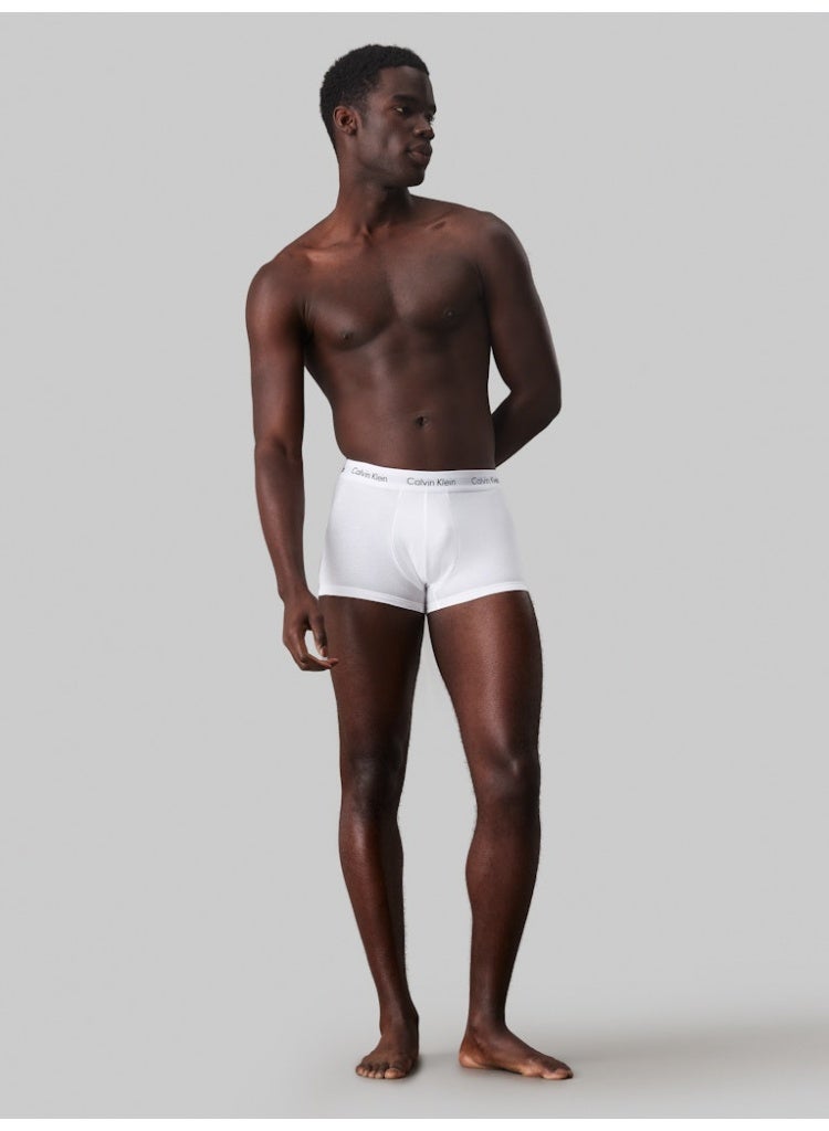 كالفن كلاين طقم 3 سراويل داخلية بخصر منخفض - كوتون ستريتش - Image 5