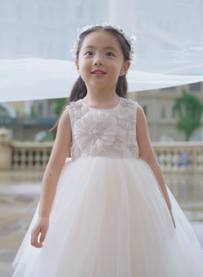 ديف اند بيلا فستان حفلة وردي فاتح