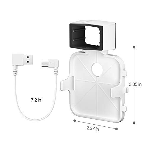 HOLACA Outlet Wall Mount for Blink Sync Module 2,Simple Mount Bracket Holder for All-New Blink Outdoor and All-New Blink Indoor Home Security Camera with Easy Mount Short Cable（White,1pack） - Image 4