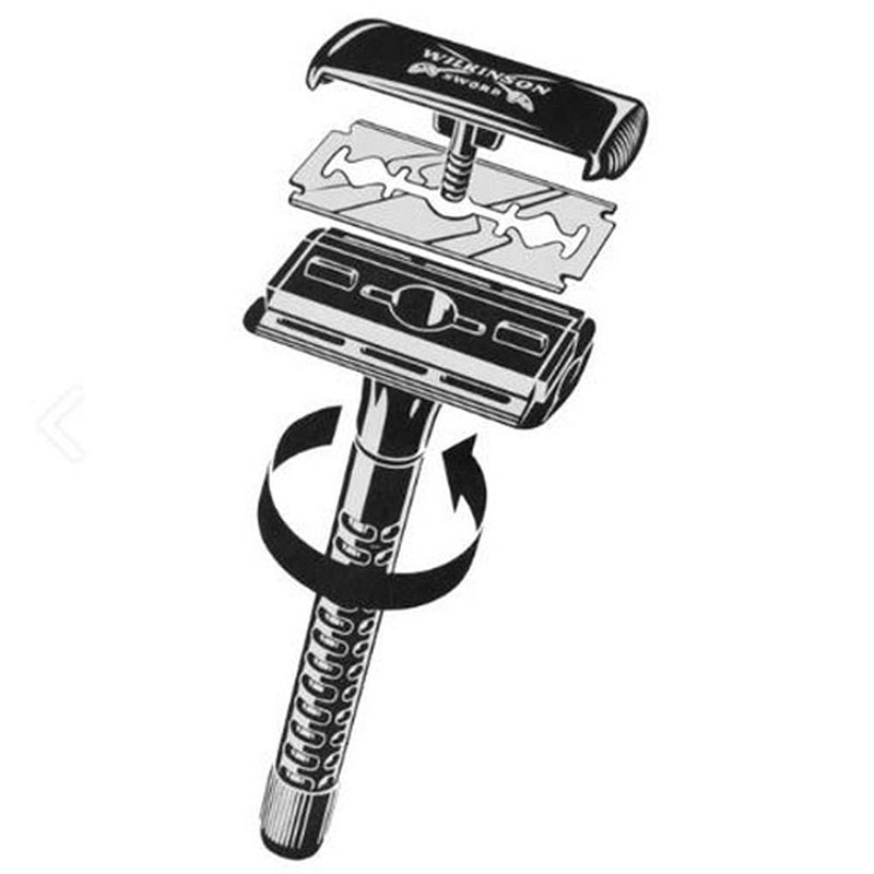 Wilkinson Sword Classic Men's Razor with 5 Razor Blades - Image 2