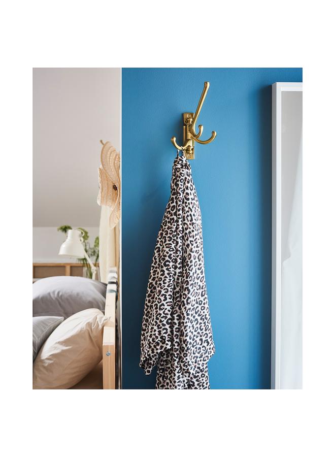 3-armed swivel hook, brass-colour - Image 4