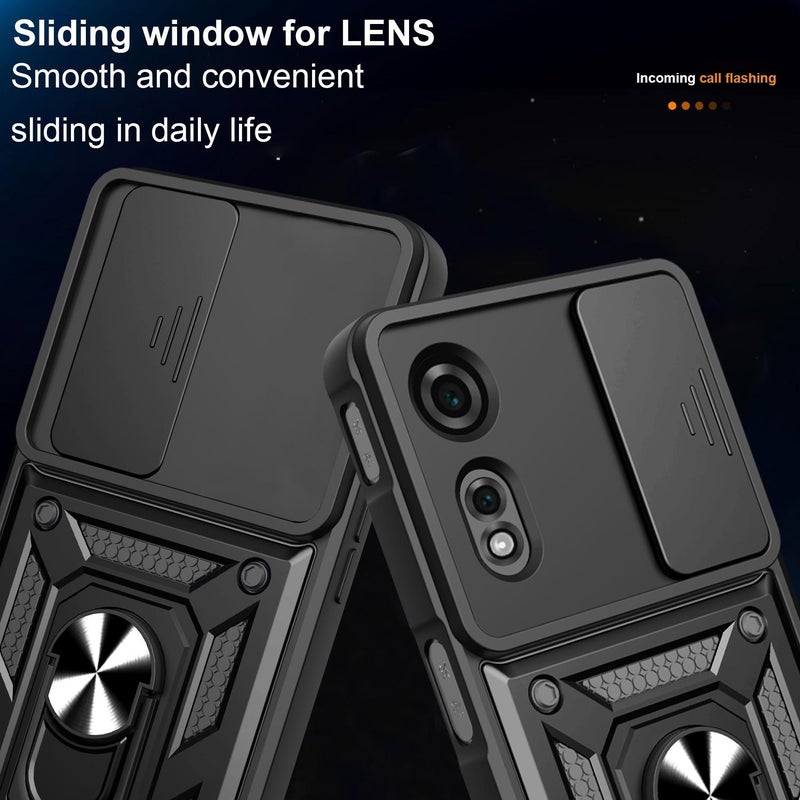 For ZTE nubia Neo 2 Sliding Camera Cover Design TPU+PC Phone Case(Silver) - Image 5