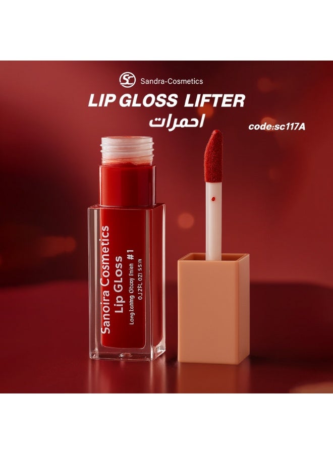 Sandra Cosmetics Lip Gloss Lifter – Hydrating Lip Gloss with Hyaluronic Acid, Long-Lasting Shine, Glossy Finish, Plumping & Moisturizing Formula for Natural Full Lips - Image 4