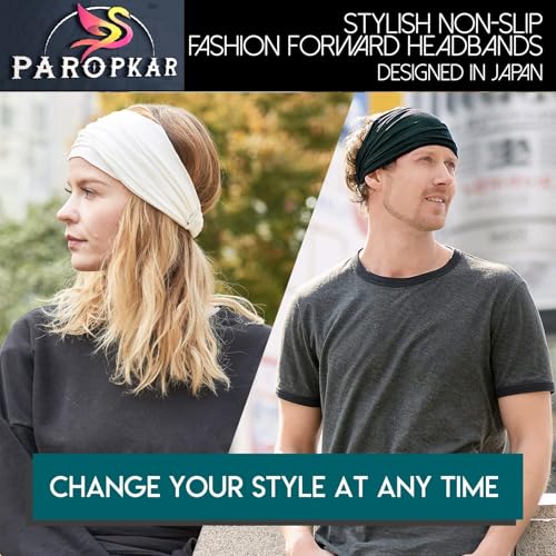 PAROPKAR Multi Sports Japanese Style Bandana – Comfortable Lightweight Head Bands with Elastic Ideal Cricket Football Tennis Running Gym Yoga Workout for Men and Women (Black Maroon) - Image 3