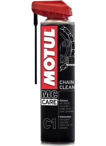 Biker Aziz Aslan Motul C1 Chain Cleaning Spray