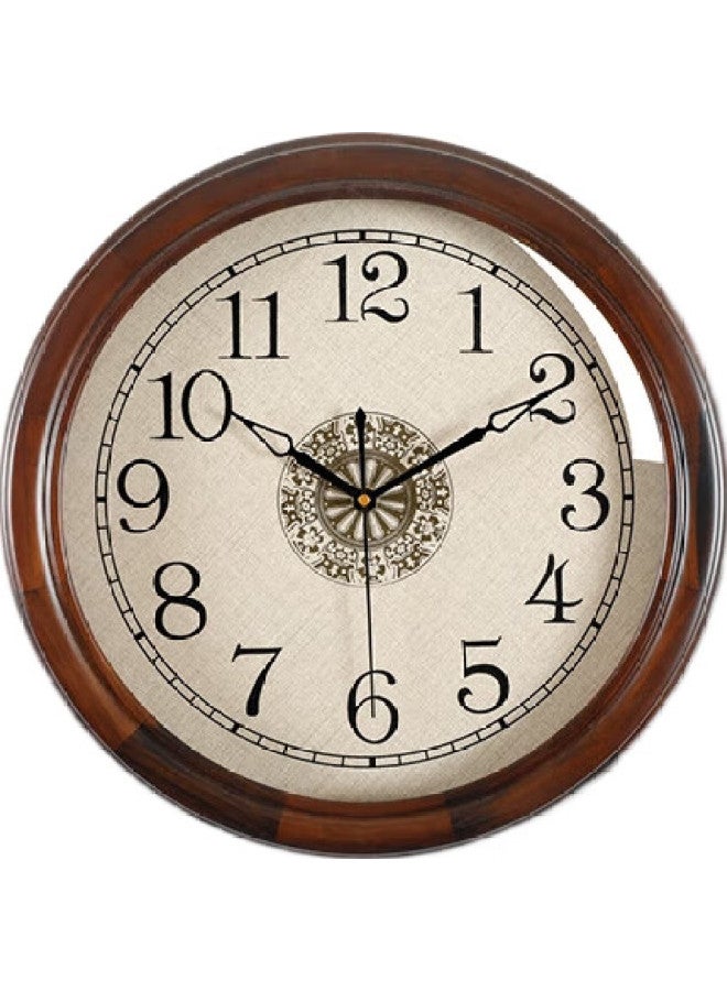 Compas Minimalist Modern Solid Wood Wall Clock Living Room Home Decor Quartz Clock Wall-Mounted Nordic Clock 152 - Image 3