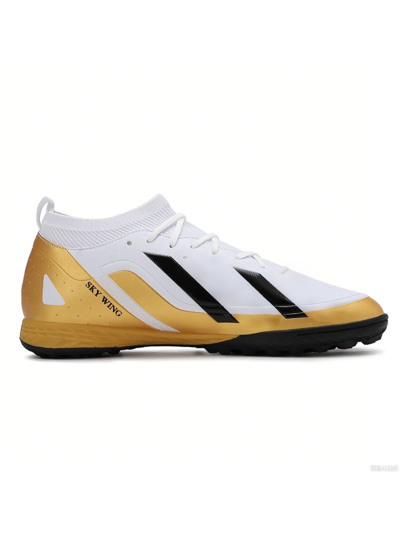 جناح السماء حذاء كرة قدم للجنسين، خفيف الوزن، نظام رباط IC/IN، نعل متعدد الألوان، حذاء كرة قدم للرجال والنساء مع دعم للكاحل، مناسب للمبتدئين واللاعبين المتقدمين - Image 4