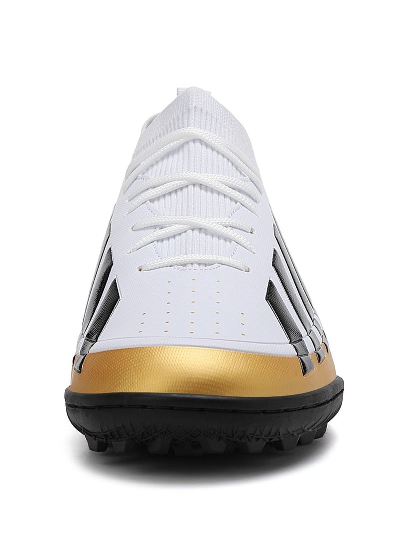 جناح السماء حذاء كرة قدم للجنسين، خفيف الوزن، نظام رباط IC/IN، نعل متعدد الألوان، حذاء كرة قدم للرجال والنساء مع دعم للكاحل، مناسب للمبتدئين واللاعبين المتقدمين - Image 5