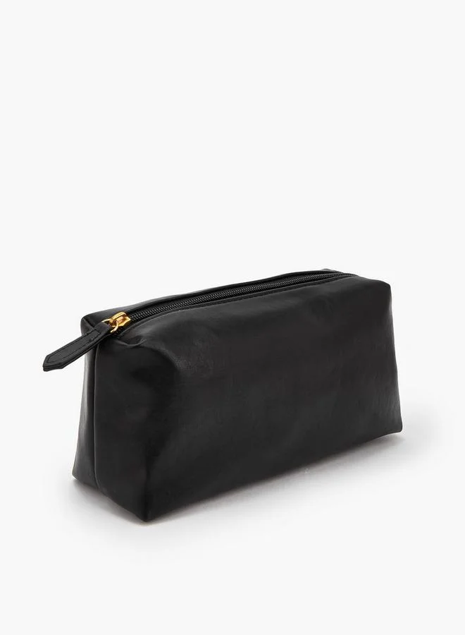 Celeste BLACK Solid Hobo Bag With Pouch for Women | Best Price UAE