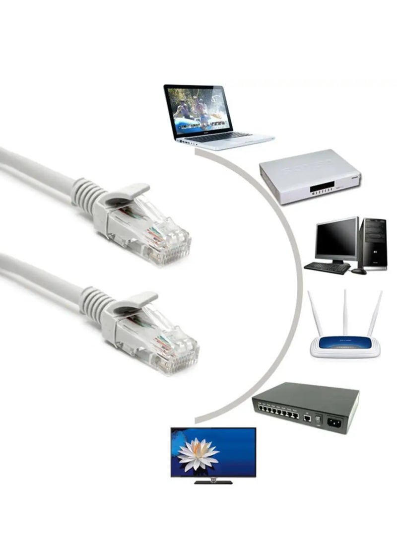 Generic - Ethernet Cable High-Speed RJ45 Internet Cable LAN Network Wire Internet Lead Cord Router Computer Cable-30M - Image 1