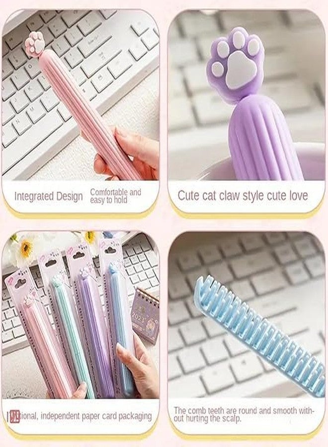 Bitrexup Hair Comb Portable Travel Lovely Decorative Cartoon Hair Comb With Cover Easy To Carry For Travelling Multicolour Cartoon Hair Comb With Cover (1 Pcs) - Image 2