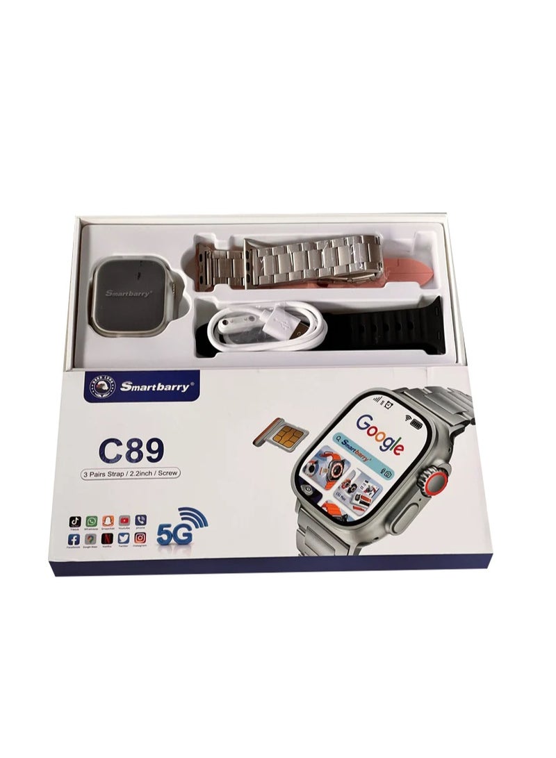 Smartberry 5G SMART WATCH WITH TIKTOK WHATSAPP FACEBOOK AND MORE APP | 5G SIM OPTION - Image 2