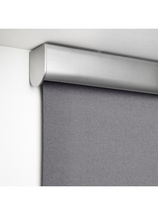Zaboon Block-out roller blind, light grey, 100x195 cm - Image 4