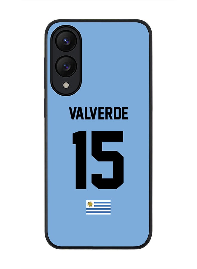 Stylizedd For Samsung Galaxy S25 Edge Case,Slim fit Camera Protection, Shockproof Thin Phone cover  - Football - Uruguay ,  Valverde