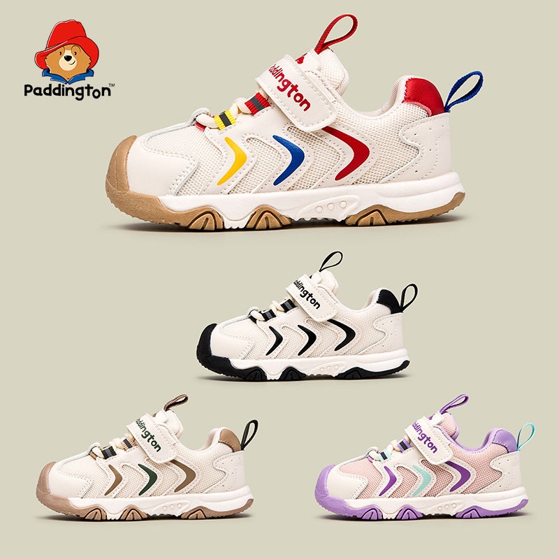 Paddington Bear 2025 Spring New Children'S Mesh-Top Learning Machine Shoes Girls Anti-Slip Shoes Boys Sneaker - Image 4