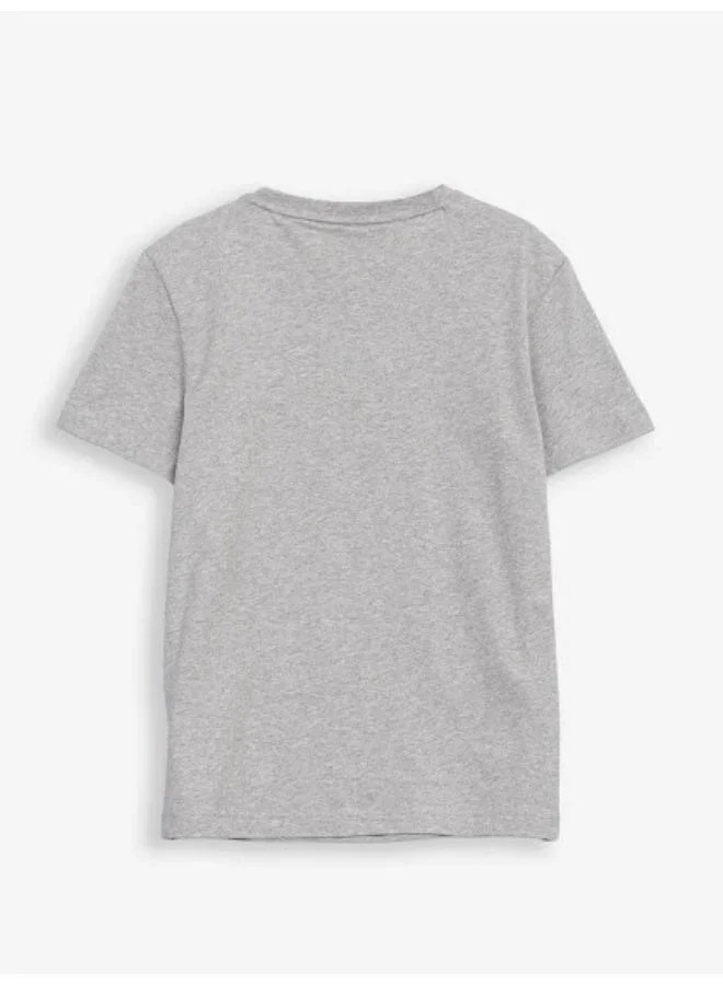 كالفن كلاين جينز تيشيرت بياقة دائرية وشعار