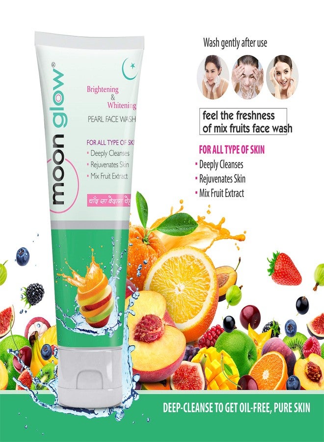 Moon Glow Pearl Face Wash for Acne, Stretch Marks, Anti-Aging, Dark Circles, Pimples, Black Spots, and Fairness Face Wash (3 x 60g) - Image 5