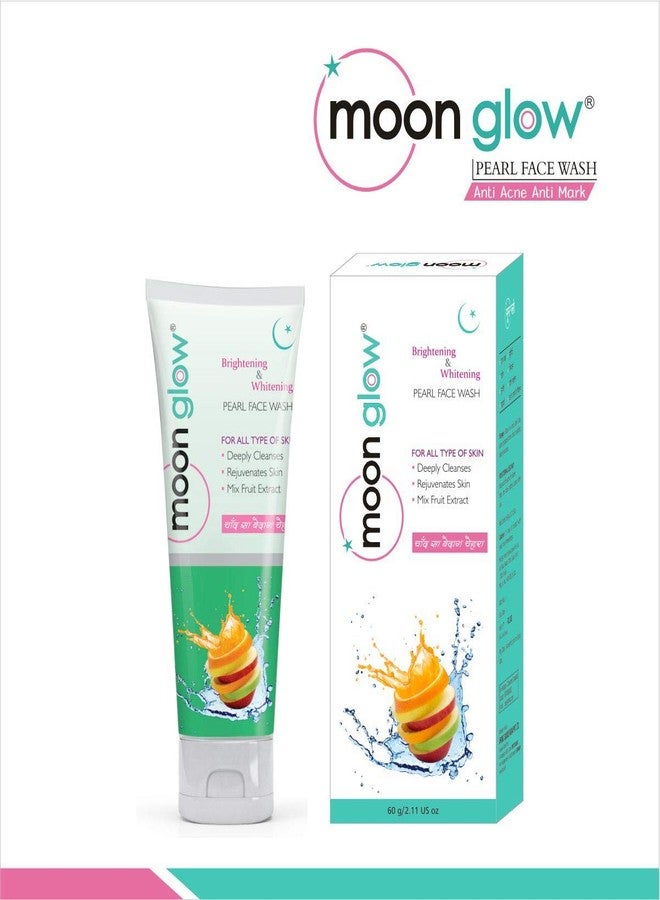Moon Glow Pearl Face Wash for Acne, Stretch Marks, Anti-Aging, Dark Circles, Pimples, Black Spots, and Fairness Face Wash (3 x 60g) - Image 2