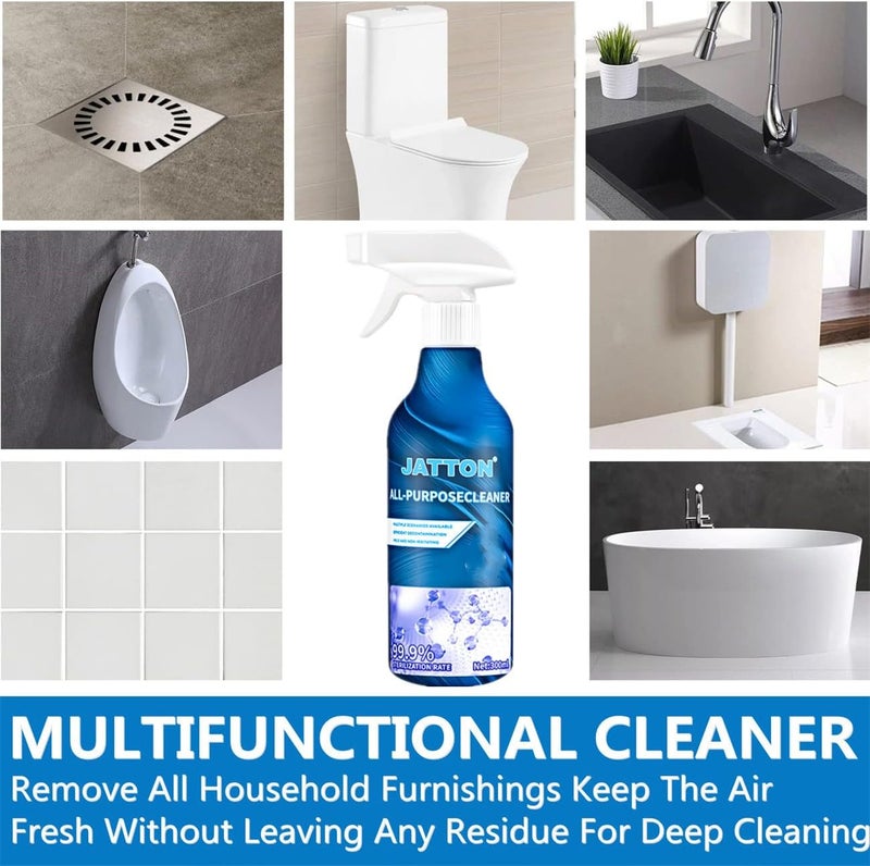 كلاراكو منظف متعدد الأغراض للمطبخ والحمام، كريم التنظيف متعدد الأغراض من جاتون، 300 مل (مجموعة واحدة) - Image 3