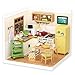 Rolife DIY Miniature Plastic House Building Set Toys Playset with LED Suitable for Mini Figures Construction Toys Diorama Kit Gifts for Teens Adults Happy Meals Kitchen - Image 4