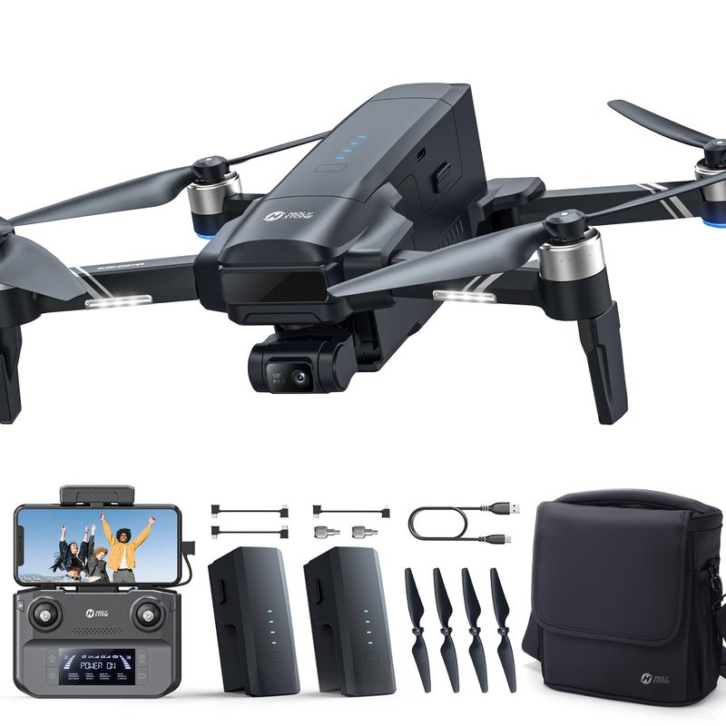 Holy Stone Sentinel HS600D 3Axis Gimbal Drone with Camera for Adults Professional 8K Photo Level6 Wind Resistance 6KM Transmission 80Min Flight Smart Track Auto Return Beginner Mode - Image 2