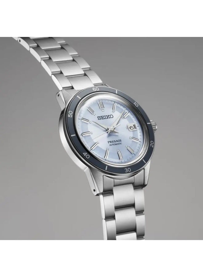 سيكو ساعة Seiko SRPL19J1 Presage Style من الستينيات، إصدار أوروبي حصري باللون الأزرق - Image 2