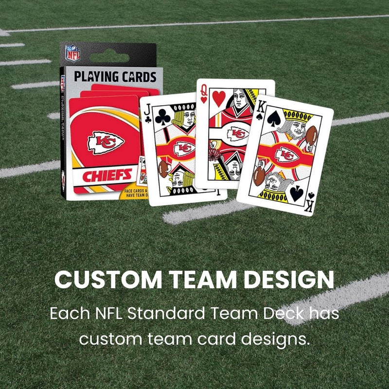 Masterpieces NFL Pittsburgh Steelers Playing Cards, Officially Licensed Football Card Deck, Premium Team Collectible Cards for Game Night, Poker and Blackjack Play, Steelers Gifts for Women & Men Fans - Image 4