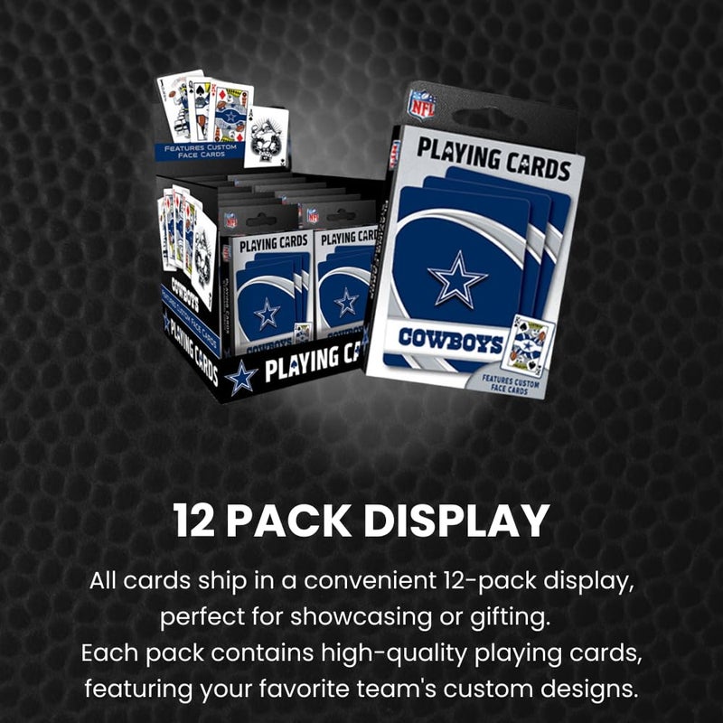 Masterpieces NFL Pittsburgh Steelers Playing Cards, Officially Licensed Football Card Deck, Premium Team Collectible Cards for Game Night, Poker and Blackjack Play, Steelers Gifts for Women & Men Fans - Image 3