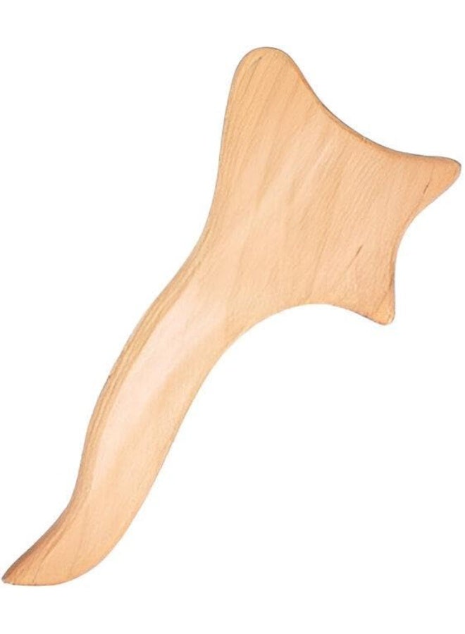 جهاز تدليك الجسم من الخشب الطبيعي للتصريف اللمفاوي ونحت القوام، أداة مساج يدوية مضادة للسيلوليت لتخفيف توتر العضلات وتحسين مظهر البشرة، تساعد على الاسترخاء وتعزيز الدورة والسلاسة في الاستخدام اليومي - Image 1