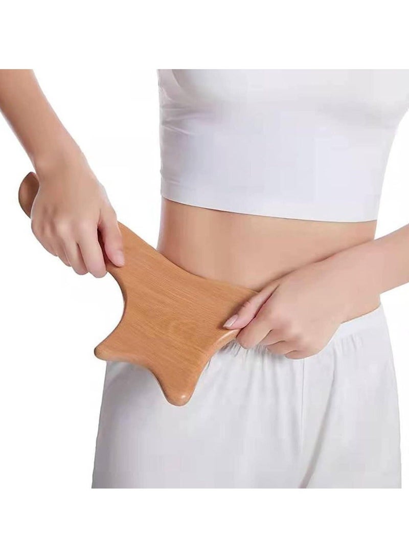 جهاز تدليك الجسم من الخشب الطبيعي للتصريف اللمفاوي ونحت القوام، أداة مساج يدوية مضادة للسيلوليت لتخفيف توتر العضلات وتحسين مظهر البشرة، تساعد على الاسترخاء وتعزيز الدورة والسلاسة في الاستخدام اليومي - Image 2