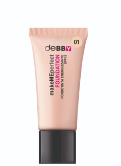 Debby DY makeMEperfect Foundation - SPF 15 N.01 Sand 