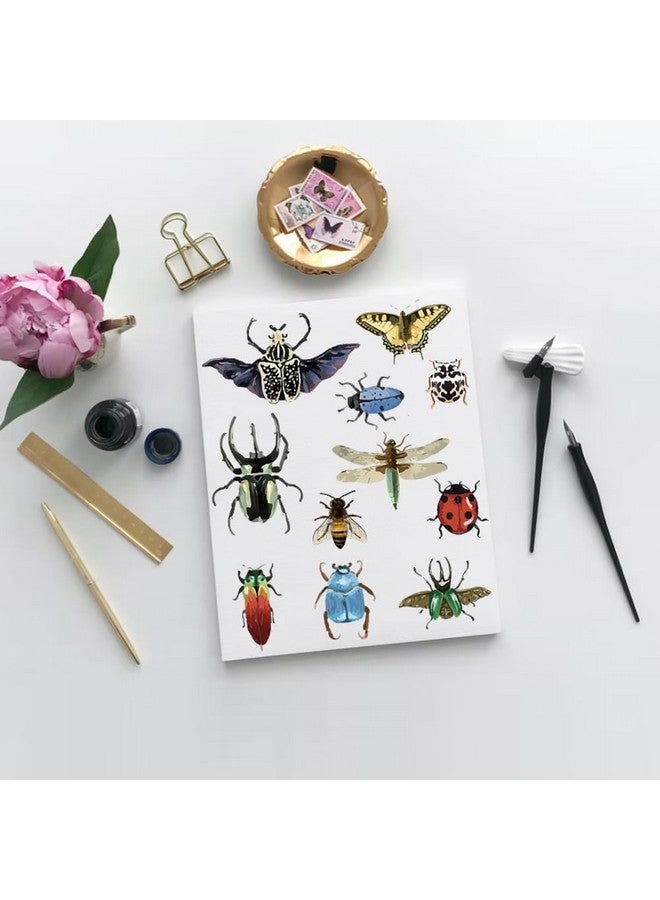 SUPERDANT Vintage Insects Scrapbook Wall Sticker Taxidermy Butterfly Wall Decor Moth Beetle Decal Dragonfly Grasshopper Vinyl Art Wallpaper for Biology Lab Library Kids Bedroom Decor 35x22in - Image 4