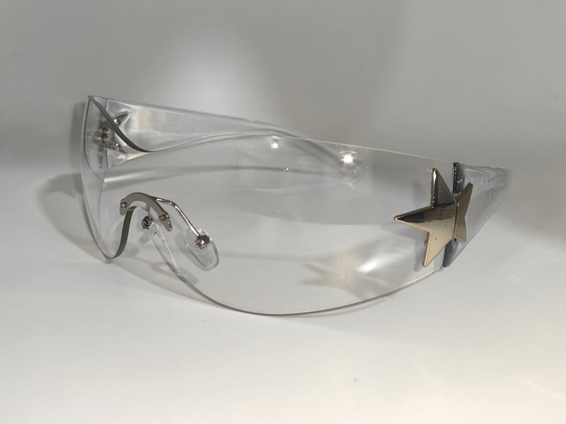 Generic Fashion Star Unisex Sunglasses for RidingTransparent color Transparent color 