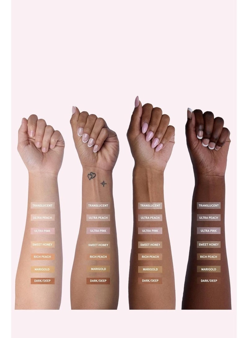 وان سايز بودرة ONE/SIZE Ultimate Blur الشفافة – تثبيت مطفي وتمويه مثالي لجميع ألوان البشرة من الفاتحة إلى الداكنة، 1.2 أونصة - Image 2