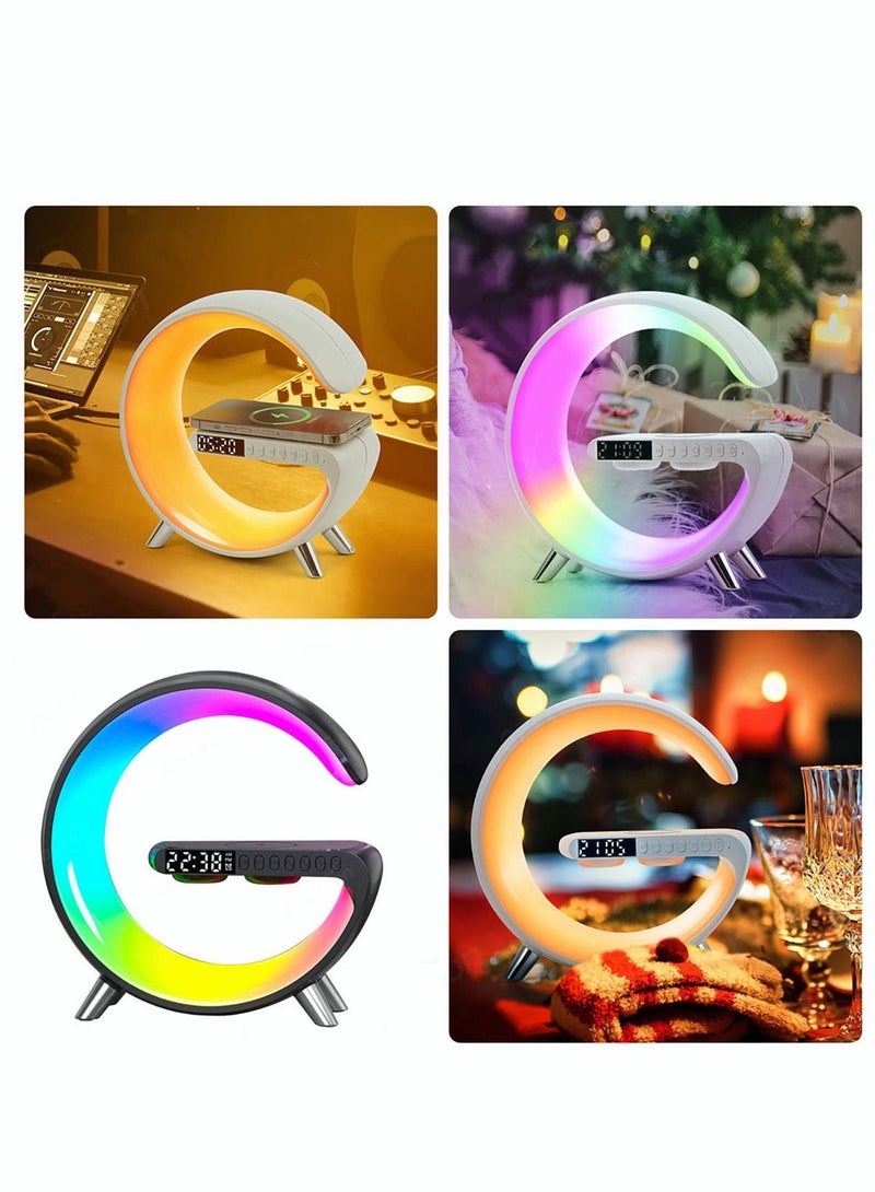 MITOYO Wireless Smart Light Sound Machine Bluetooth Speaker Bedside Sunrise Wake Up Polar Atmosphere Projection Lamp - Image 3