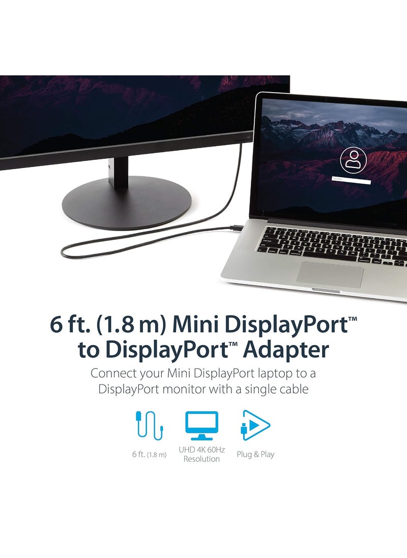 StarTech StarTech Mini DisplayPort to DisplayPort Adapter  - Image 2