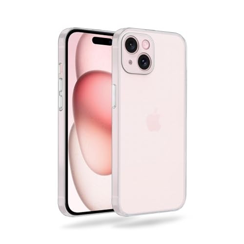 Plus Frosted | Translucent | Ultra Thin | Flexible | Anti Scratch | Slim Fit | Soft Back Cover for Apple iPhone 15 - Frosted White - Image 2
