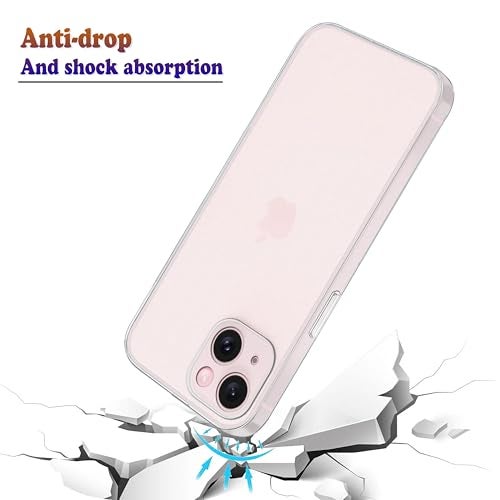 Plus Frosted | Translucent | Ultra Thin | Flexible | Anti Scratch | Slim Fit | Soft Back Cover for Apple iPhone 15 - Frosted White - Image 4