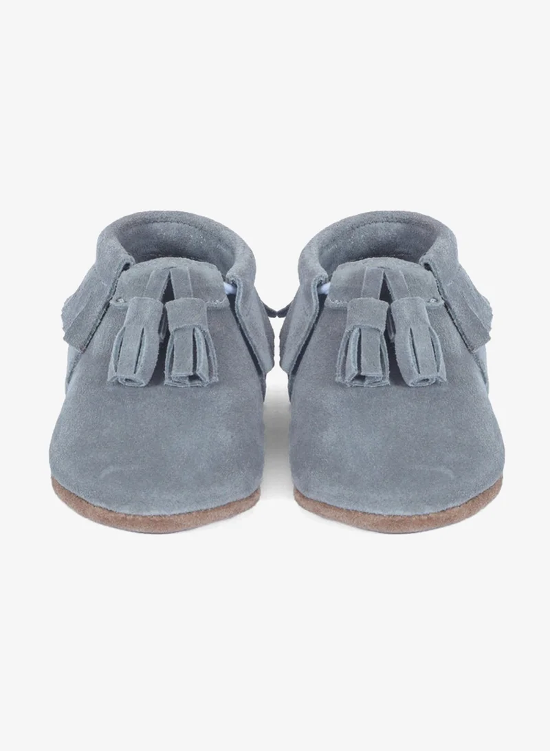 يويو جونيور يو يو جونيور موكاسين جلد سويدي أصلي